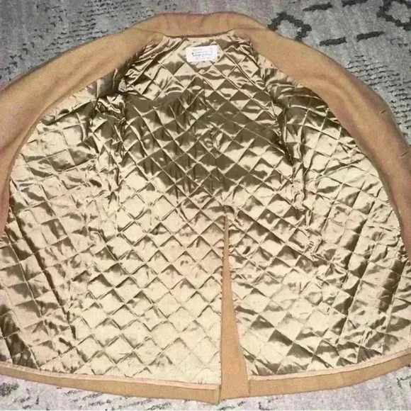 Vintage IMP ORIGINALS INC. 70/80’s Boys Wool Tan Double Breasted Over Coat 7 - Picture 6 of 6